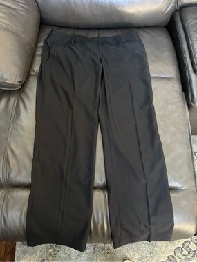 adidas Black Women's Golf Pants with Back Flap Pockets